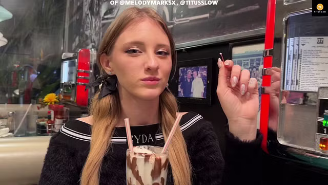 making mischief in the car after dinner