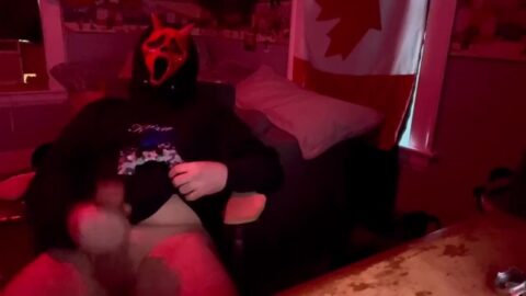 Ghost Face Shock Closed And A Load Cums