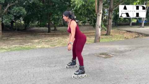 Latina Skater Girl Gets Messed Up After Workout - Real Amateur Couple Passion June 2025