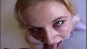 Blonde teen Diamond Jackson is a lover of cock in mouth