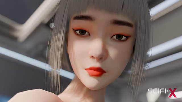 Capsule Secrets – Young beauty Akari gets fucked hard in a cold sci-fi research facility