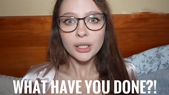 “Did you cum in my pussy?” Creampie after rubbing my stepmom’s pussy.