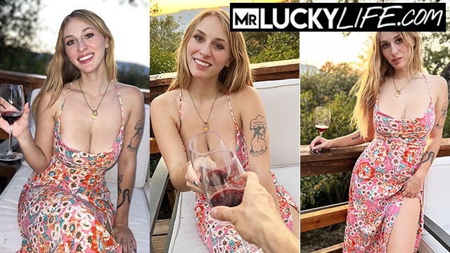 Romantic Napa Valley getaway with all natural sensual blonde girl