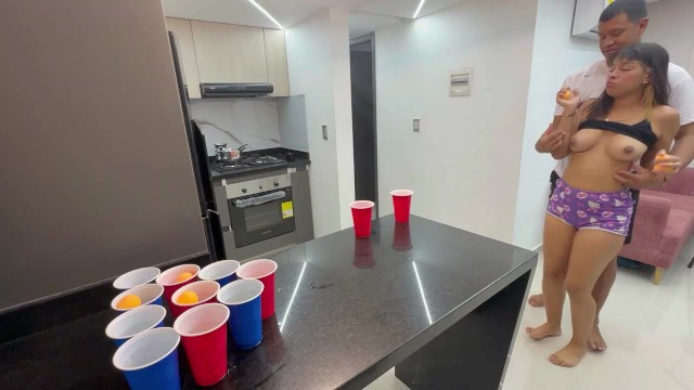 I teach my stepsister a new game so I can strip her and fuck her hard and good and make her milk me